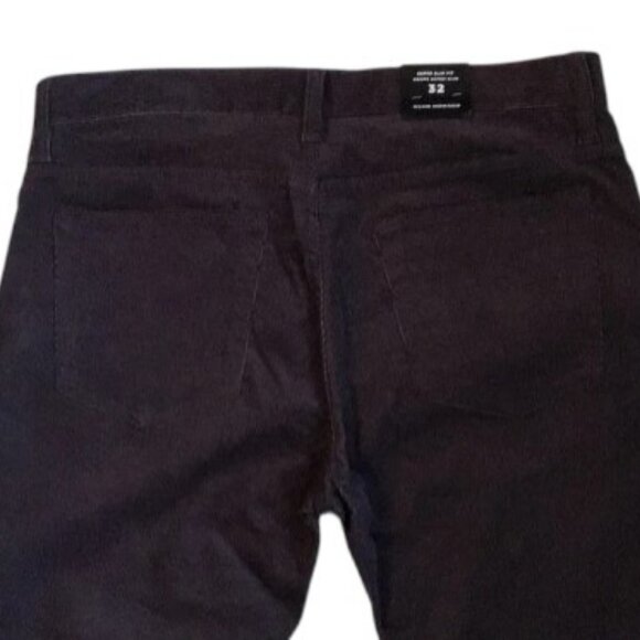 Club Monaco super slim fit corduroy jeans dark grey men's size 32 NWT - Picture 9 of 11